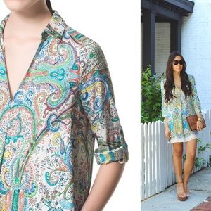 SOLD on Mercari. 🚫Zara NWT Paisley Tunic Dress as seen on With Love From Kat